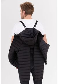 Invicta - INVICTA Czarna męska kurtka puchowa z kapturem, Rozmiar 3XL. Typ kołnierza: kaptur. Kolor: czarny. Materiał: puch #5