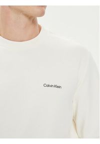 Calvin Klein Bluza Micro Logo K10K109926 Écru Regular Fit. Materiał: bawełna #3
