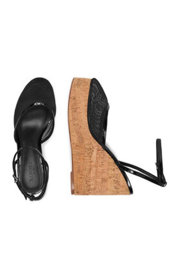 Badura Sandały EO-ALANA-25-3-12YY Czarny. Kolor: czarny. Materiał: materiał