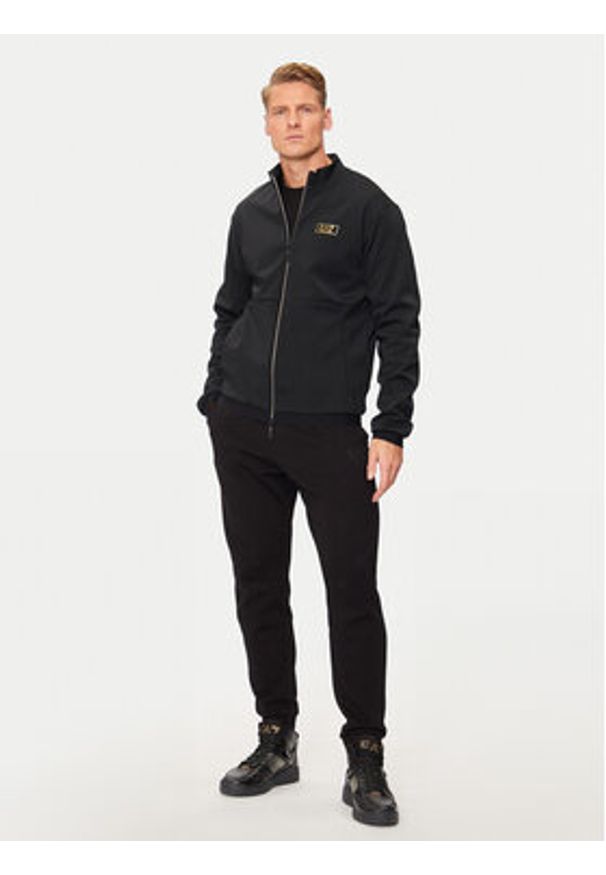 EA7 Emporio Armani Bluza 7M000034 AF10343 UC001 Czarny Regular Fit. Kolor: czarny. Materiał: syntetyk