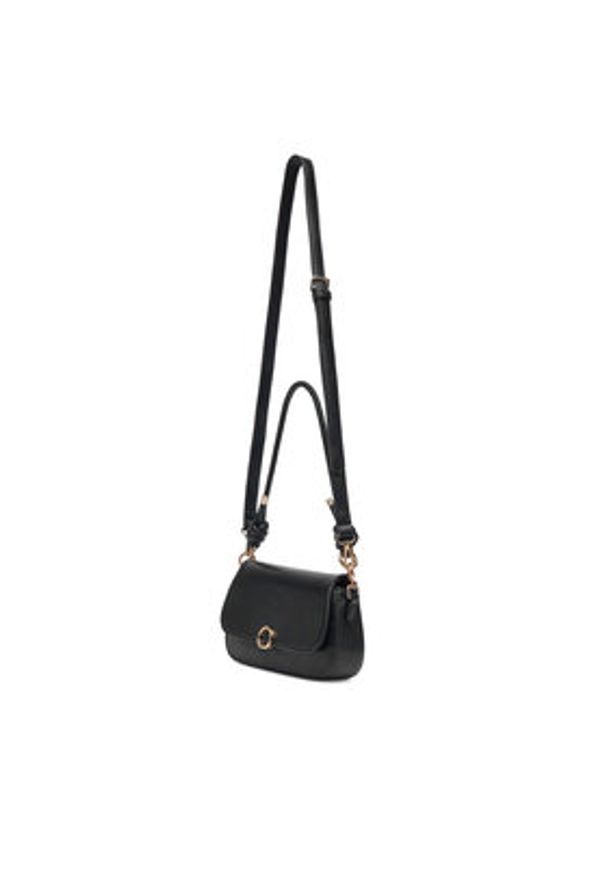 DeeZee Torebka MINI HANDBAG-2 Czarny. Kolor: czarny. Materiał: skórzane