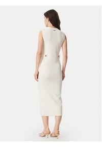 MICHAEL Michael Kors Sukienka dzianinowa MT683J25ZV Kremowy Slim Fit. Kolor: kremowy. Materiał: syntetyk #5