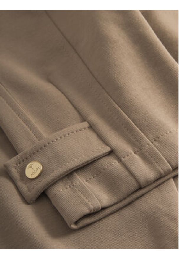 JOOP! Spodnie materiałowe 30044796 Beżowy Regular Fit. Kolor: beżowy. Materiał: bawełna