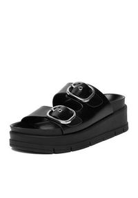 DeeZee Klapki CEO-HY62273-2 Czarny. Kolor: czarny. Materiał: materiał #4