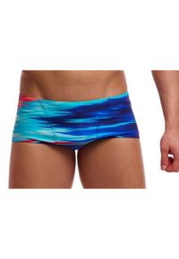 FUNKY TRUNKS - Kąpielówki Funky Trunks Storm At Sea - trunki męskie. Kolor: niebieski