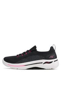 skechers - Skechers Sneakersy Go Walk Arch Fit 124863/BKHP Czarny. Kolor: czarny. Materiał: materiał #5