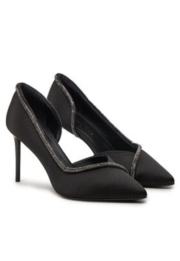 Max Mara Szpilki Pumpcrystal80 24245263916 Czarny. Kolor: czarny. Materiał: materiał. Obcas: na szpilce