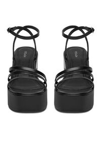 DeeZee Sandały F7178-16 Czarny. Kolor: czarny. Materiał: syntetyk, materiał #2