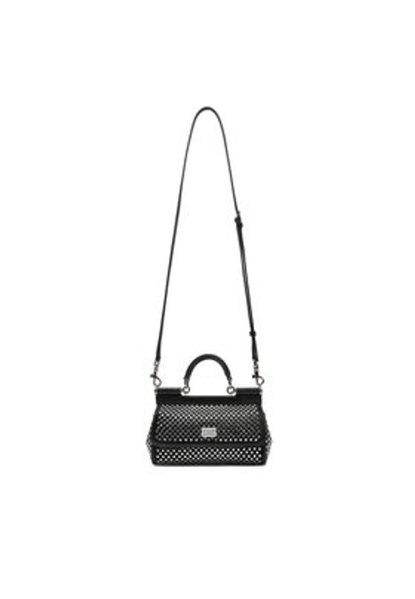 DOLCE & GABBANA - Dolce&Gabbana Torebka BB7116 AP602 Czarny. Kolor: czarny