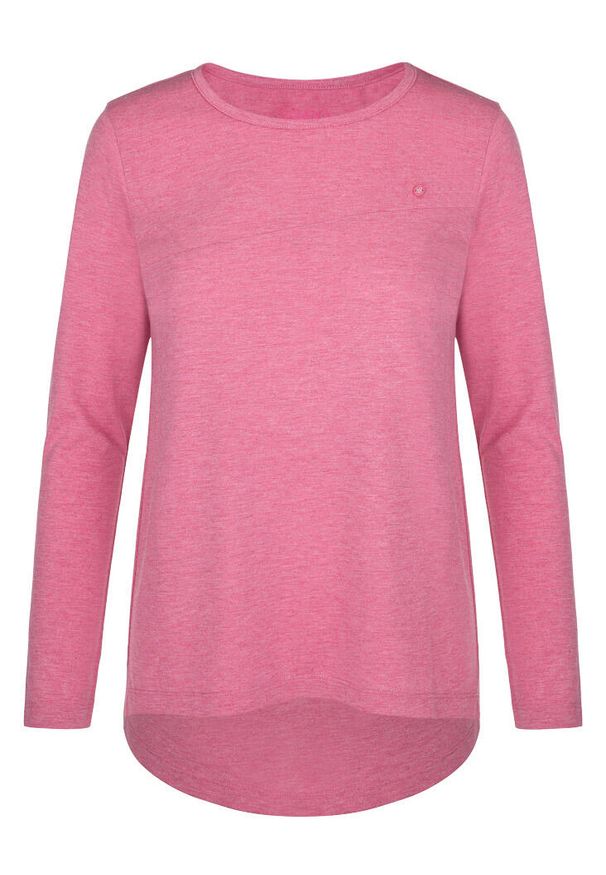 GLOMEX - T-shirt damski LOAP Bavaxa, różowy, rozmiar L. Okazja: na co dzień. Kolor: różowy. Styl: casual