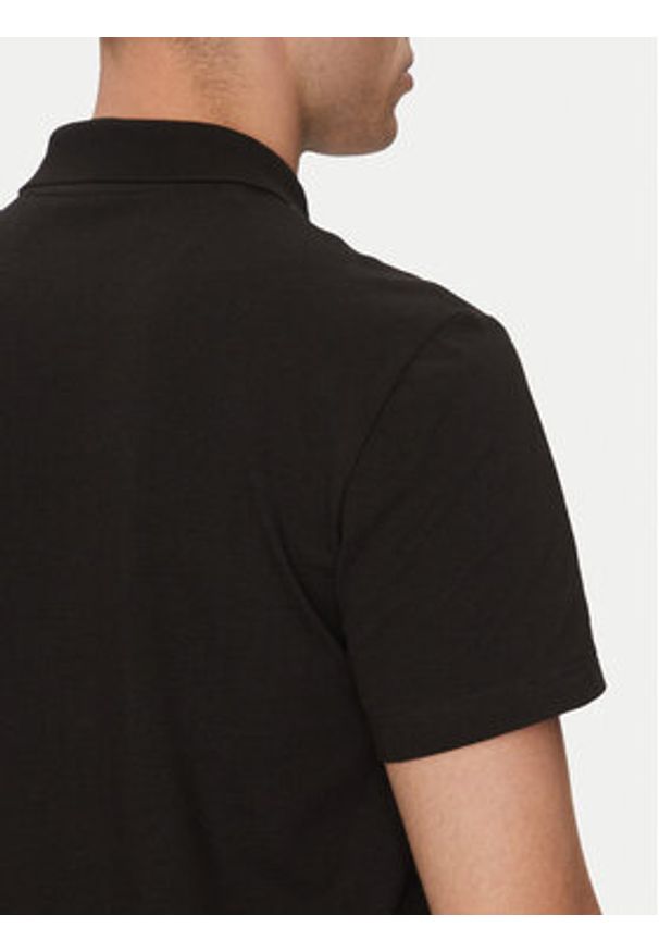 Lacoste Polo DH5522 Czarny Regular Fit. Typ kołnierza: polo. Kolor: czarny. Materiał: bawełna, syntetyk