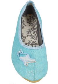 Buty do gimnastyki dla dzieci Beck Ice Dance niebieski. Kolor: niebieski
