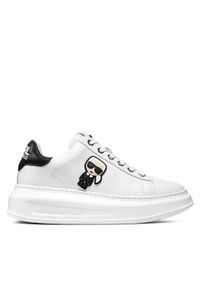 Karl Lagerfeld - KARL LAGERFELD Sneakersy KL62530 Biały. Kolor: biały. Materiał: skóra