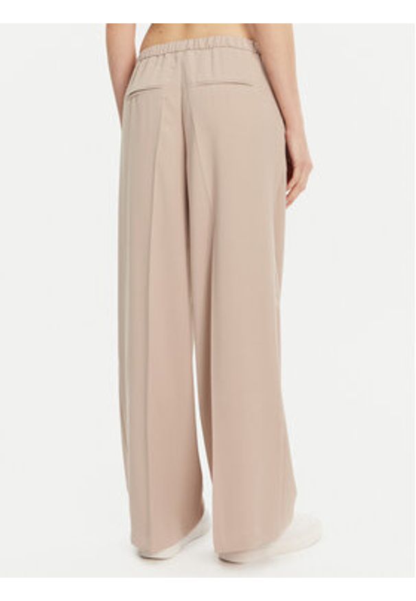 only - ONLY Spodnie materiałowe Leila 15338347 Beżowy Wide Leg. Kolor: beżowy. Materiał: syntetyk