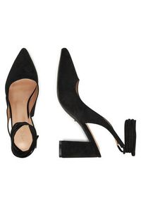 DeeZee Czółenka HLL-31 Czarny. Kolor: czarny. Materiał: materiał #5