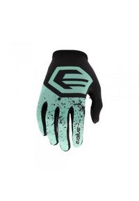EVOLVE - Dorosły BMX rękawice Evolve Splatter, Neo Mint/. Kolor: czarny, zielony, wielokolorowy. Sport: kolarstwo