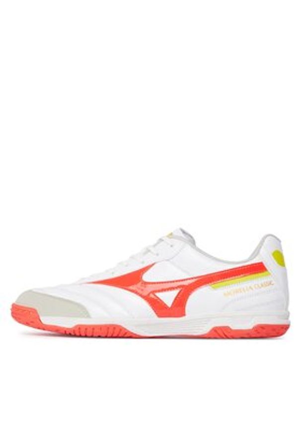 Mizuno Buty do piłki nożnej Morelia Sala Classic In Q1GA2302 Biały. Kolor: biały. Materiał: skóra