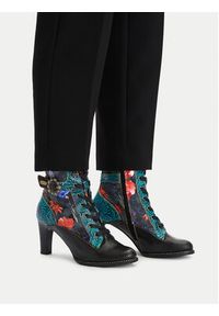 Laura Vita Trzewiki Alcbaneo 167 Czarny. Kolor: czarny. Materiał: skóra, lakier #4