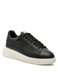Emporio Armani Sneakersy X3X024 XF768 00002 Czarny. Kolor: czarny #4
