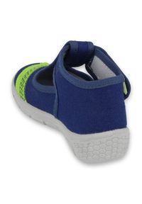 Befado obuwie dziecięce 531P083 granatowe zielone. Kolor: niebieski, zielony, wielokolorowy. Materiał: tkanina, syntetyk #9