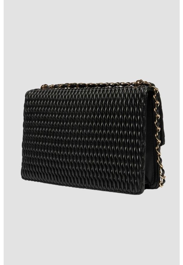 Valentino by Mario Valentino - VALENTINO Czarna torebka damska Frequency Re Flap Bag. Kolor: czarny. Materiał: skórzane