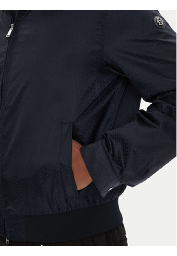 BOSS Kurtka przejściowa C-Casamu 50540458 Granatowy Regular Fit. Kolor: niebieski. Materiał: syntetyk