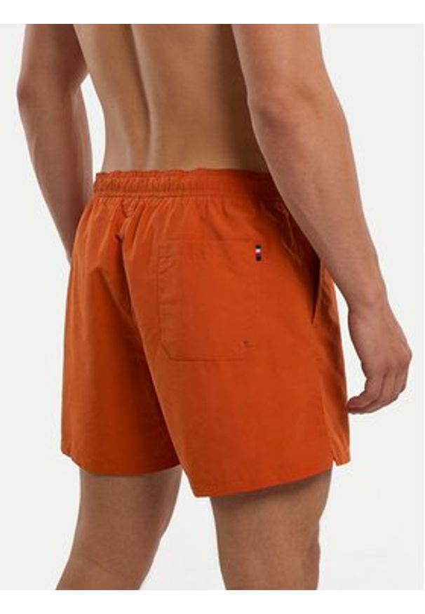 TOMMY HILFIGER - Tommy Hilfiger Szorty kąpielowe UM0UM03477 Pomarańczowy Regular Fit. Kolor: pomarańczowy. Materiał: syntetyk