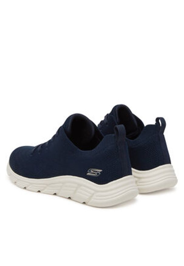 skechers - Skechers Sneakersy Bobs B Flex Lo-Graceful Stride 117591/NVY Granatowy. Kolor: niebieski. Materiał: materiał