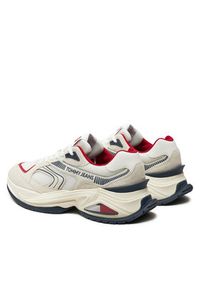 Tommy Jeans Sneakersy Confortable Runner EM0EM01416 Beżowy. Kolor: beżowy. Materiał: materiał #5