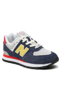Sneakersy New Balance GC574DR2 Granatowy. Kolor: niebieski. Materiał: zamsz, skóra. Model: New Balance 574