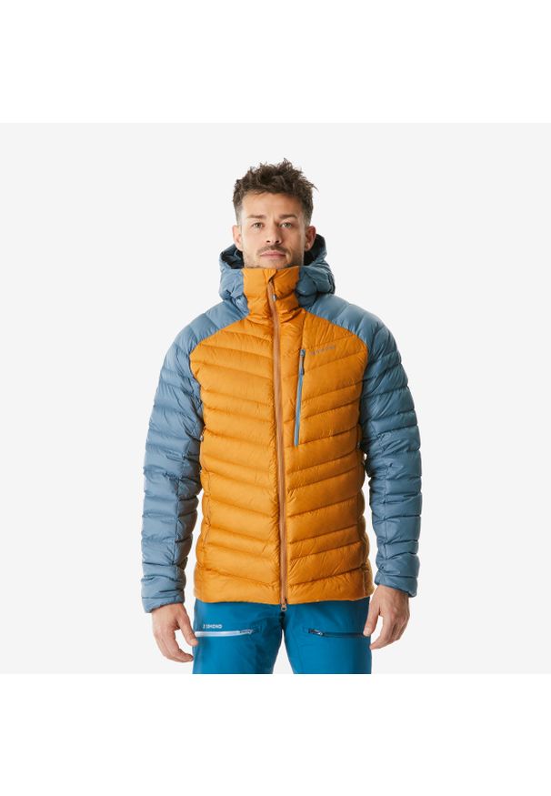 SIMOND - Kurtka puchowa męska Simond Alpinism. Kolor: niebieski, szary, wielokolorowy, brązowy. Materiał: puch. Sport: wspinaczka