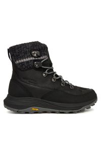 Merrell Śniegowce Siren 4 J037410 Czarny. Kolor: czarny. Materiał: skóra