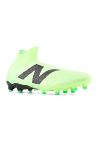 Korki męskie New Balance TEKELA PRO FG V4+ ST1FL45 - zielone. Kolor: zielony. Materiał: nylon, włókno, guma. Szerokość cholewki: normalna. Sport: bieganie, piłka nożna #3