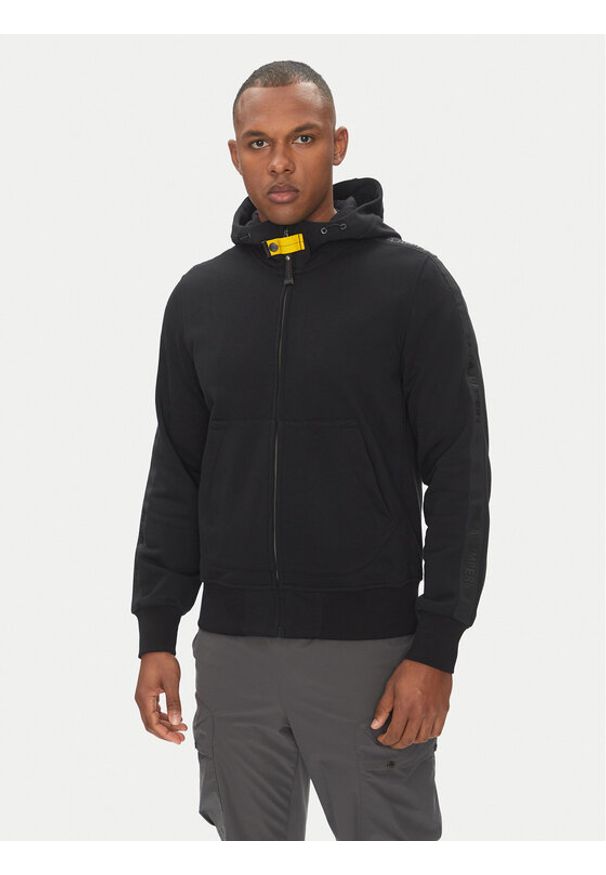 Parajumpers Bluza Aldrin 25SMPMFLXF02 Czarny Regular Fit. Kolor: czarny. Materiał: bawełna