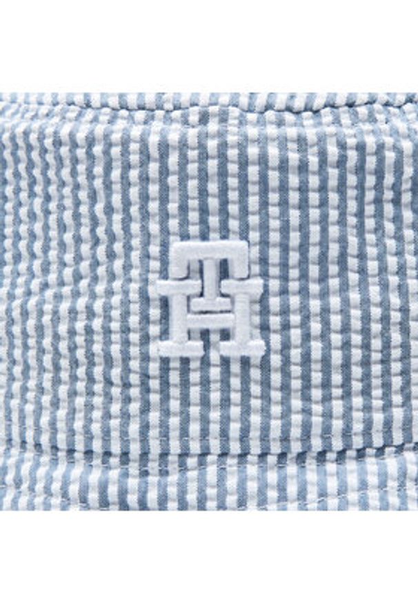 TOMMY HILFIGER - Tommy Hilfiger Kapelusz AU0AU01675 Błękitny. Kolor: niebieski. Materiał: poliester, materiał