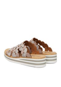 Rieker Klapki CEO-V02R8-90 Złoty. Kolor: złoty. Materiał: syntetyk, materiał #3