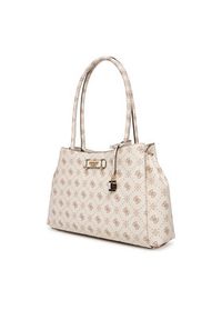 Guess Torebka Carrie Logo HWGP98 98220 Écru. Kolor: kremowy. Materiał: skórzane #7