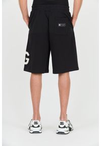 Dolce and Gabbana - DOLCE & GABBANA Czarne męskie spodenki, Rozmiar 54. Kolor: czarny #4