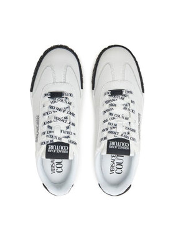 Versace Jeans Couture Sneakersy Court 88 77YA3SK6 Biały. Kolor: biały. Materiał: skóra