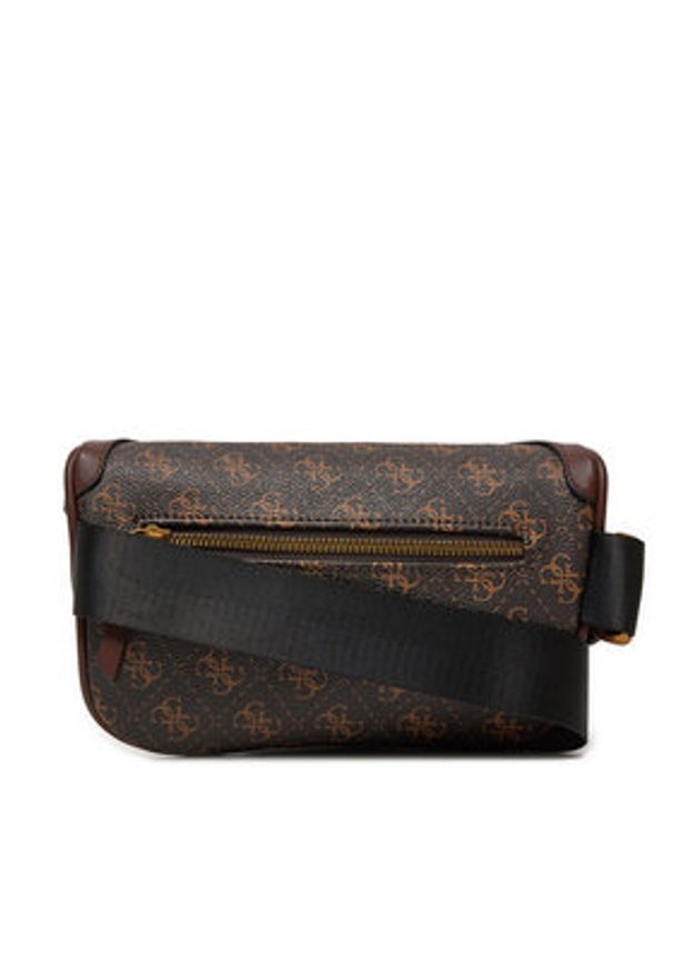 Guess Saszetka nerka Torino HMEVZL P3231 Brązowy. Kolor: brązowy. Materiał: skóra