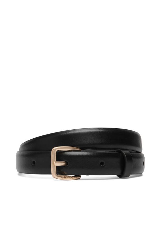 Calvin Klein Pasek Damski Essential Buckle 20Mm LV04F7111G Beżowy. Kolor: beżowy. Materiał: skóra