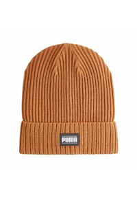Puma - Klasyczna Czapka Z Wywiniętymi Mankietami Dla Dorosłych Unisex. Kolor: brązowy. Styl: klasyczny