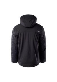 Hi-tec - Męska Kurtka Soft Shell Geko. Kolor: czarny. Materiał: softshell. Sport: turystyka piesza