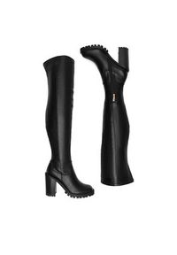 Nine West Kozaki WFA2944-1 Czarny. Kolor: czarny. Materiał: materiał #5