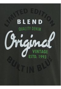 Blend T-Shirt 20715764 Zielony Regular Fit. Kolor: zielony. Materiał: bawełna