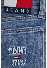Tommy Jeans Jeansy IZZIE CE815 damskie high waist. Stan: podwyższony. Kolor: niebieski #3