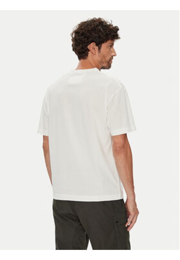 C.P. Company T-Shirt 19CMTS092A005100W Écru Regular Fit. Materiał: bawełna