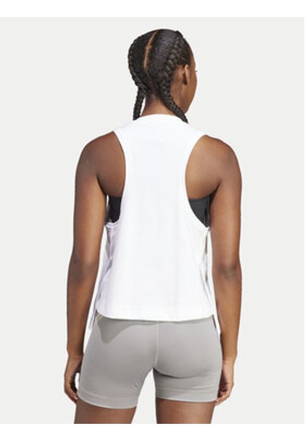 Adidas by Stella McCartney - adidas by Stella McCartney Top Stella McCartney IB6858 Biały Regular Fit. Kolor: biały. Materiał: syntetyk, bawełna