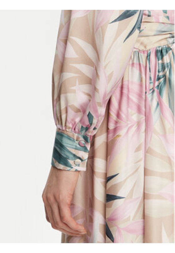 Guess Sukienka wieczorowa W5PK1U WD8G2 Kolorowy Regular Fit. Materiał: syntetyk. Wzór: kolorowy. Styl: wizytowy