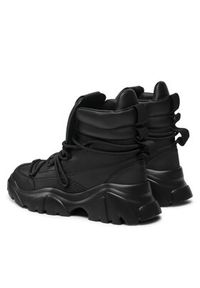 EA7 Emporio Armani Trapery X8M001 XK228 R926 Czarny. Kolor: czarny. Materiał: skóra